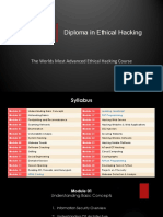 Diploma in Ethical Hacking - Syllabus - Hacking Club