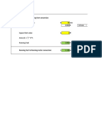 SQFT To Running Meter Calculation