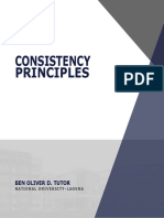 Consistency Principles 1