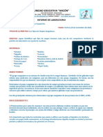 Informe de Laboratorio Grupo Sanguineo