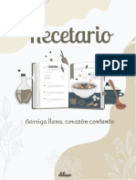 Recetario