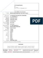 Comprovante de Transação Bancária: Boleto de Cobrança Data Da Operação: #De Controle: - Documento