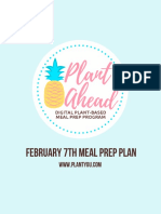 February 7th Meal Plan