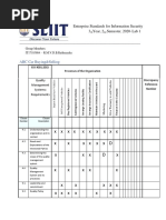 Enterprise Standards For Information Security