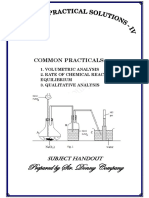 Chemistry Practicals