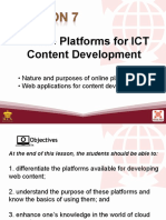 Online Platforms For ICT Content Development