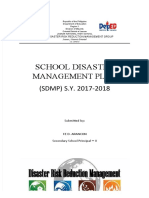 School Disaster Management Plan: (SDMP) S.Y. 2017-2018