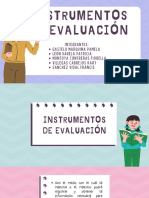 Instrumentos de Evaluación Canva