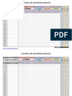 Control de Asistencia Infantil Mensual