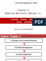 4565chapter 4 (1), Hoghway Geometric Design