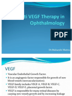 Anti VEGF Therapy in Ophthalmology