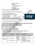 Comparative and Superlative Mine