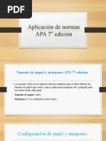 Aplicación de Normas APA 7° Edición