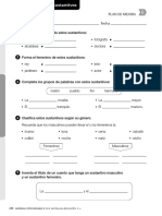 Lengua 3o Recurso 2 Ficha El Genero Del Sustantivo Martes 24 de Marzo 2020