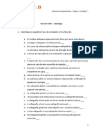 Exercício UD11 - Radiologia: Exercícios Complementares - Módulo 4, Unidade 11