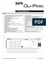 Qu Pac v1.8 Chrome Technical Datasheet