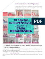 10 Objetos Indispensáveis para Uma Casa Organizada