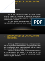 Unidad I Generalidades de La Evaluación Económica.