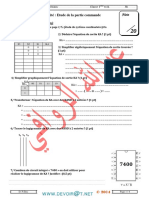 Devoir de Synthèse N°1 - Génie Électrique - 3ème Technique (2013-2014) MR Abdallah RAOUAFI