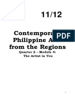 2nd Quarter MODULE 4 On CONTEMPORARY PHILIPPINE ARTS From The REGIONS