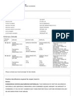 Electronic Ticket Receipt, January 06 For MR BADARUDDIN SOLANGI