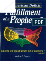 The American Deficit - Fulfillment of A Prophecy