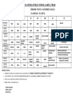 PERIODIC TEST II Datesheet