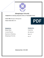 Analyzing Managerial Activities