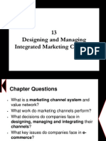 Chapter 13 - Designing and Managing Integrated Marketing Channels