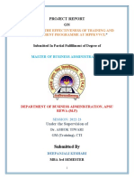 Deepanjali Keshari Project Report On Training and Development