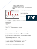 Evaluación de Estadística