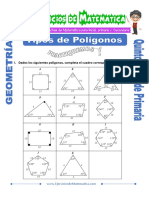 Actividades de Tipos de Poligonos para Quinto de Primaria