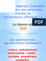 Gueguen Peut On Repenser L Education A La Lumiere Des Recherches Recentes en Neurosciences Affectives