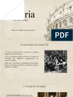 O Tratado de Versalhes e A Revolução Russa