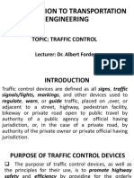 Lecture Note 5 - Traffic Control