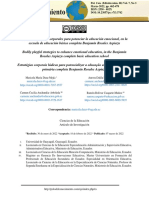 Estrategias Lúdicas Corporales para Potenciar La Educación Emocional