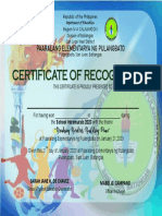 Certificate Recogntion Intramurals