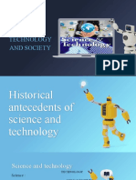 Historical Antecedent Anf Scientific Revolution