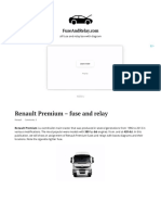 Fuse Box Diagram Renault Premium Relay With Assignment and Locations