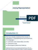 Underlying Representation Slidesx1