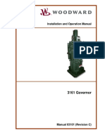 Installation and Operation Manual: 3161 Governor