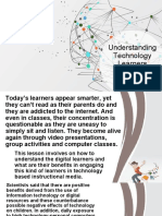 Understanding Technology Learners