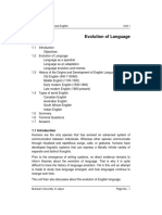 Unit 1-Evolution of Language