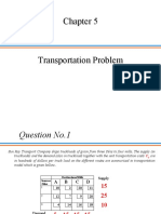 LECTURE 2 Chapter 5 Sun Ray Transportation Model