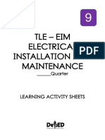 Grade 9 TLE EIM Electrical Installation Maintenance LAS