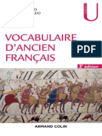 Vocabulaire D'ancien Francais