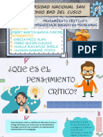 Exposición de Pensamiento Critico