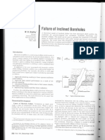 Failure of Inclined Boreholes - Bradley