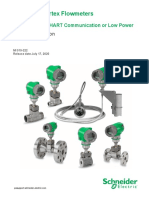 Intelligent Vortex Flowmeters: Model 84C With HART Communication or Low Power