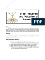 Stock Valuation Accounting and Financial Management - I F. Y. 1644477121